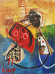 ArtBrut.com - Alexandra Huber "Connected Lovers"