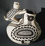 Ethel Shields: Chaco effigy jug, 1988